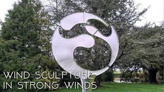 Ripples Kinetic Sculpture In Strong Winds