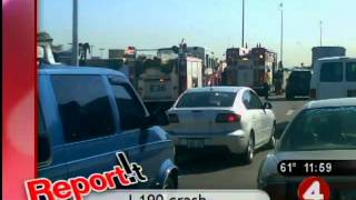 I-190 lanes reopen after crash