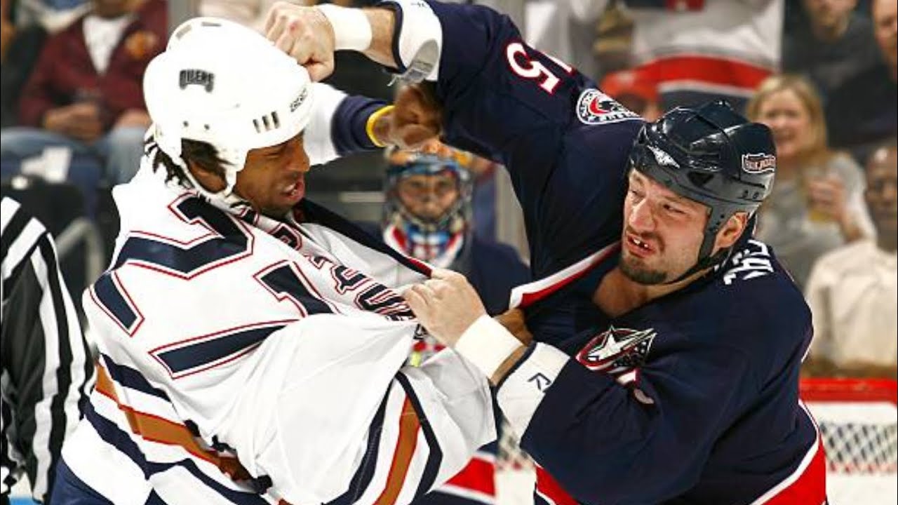 Georges Laraque vs. Jody Shelley rivalry (all 6 rounds)