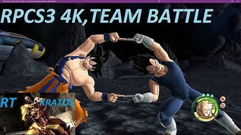 PS3 Emulator-RPCS3-LLVM-Vulkan DRAGON BALL RAGING BLAST 2 4K VEGETA & KAKAROT VS BUU AND BROLY SSJ3