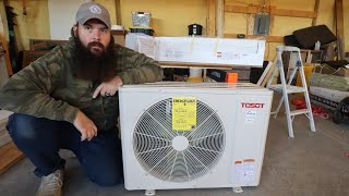 Let There Be Heat! And Cool! -  Installing a Tosot MIni Spilt with ERV in Our Garage