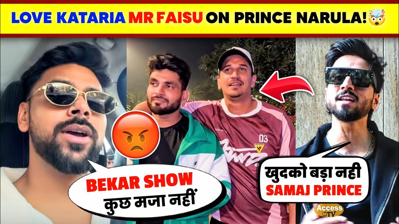 OMG!🤯 Love Kataria REACT on The 50 Show WINNER Leak😡| Mr Faisu REPLY To Prince Narula | Prince, Shiv