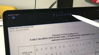 Using Laser Pointer in Notability