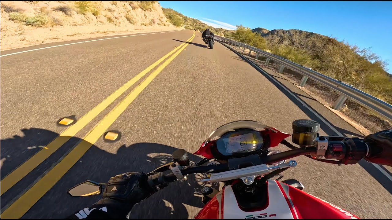 POV Ducati Monster 1200 R In The Canyons | PURE SOUND | GoPro Hero 11 Mini