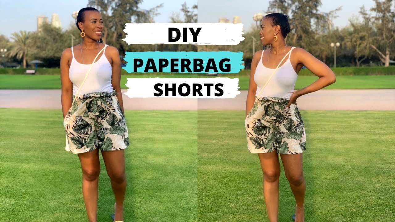 HOW TO MAKE THE PERFECT PAPERBAG SUMMER SHORTS WITH POCKETS | DIY HIGH ...