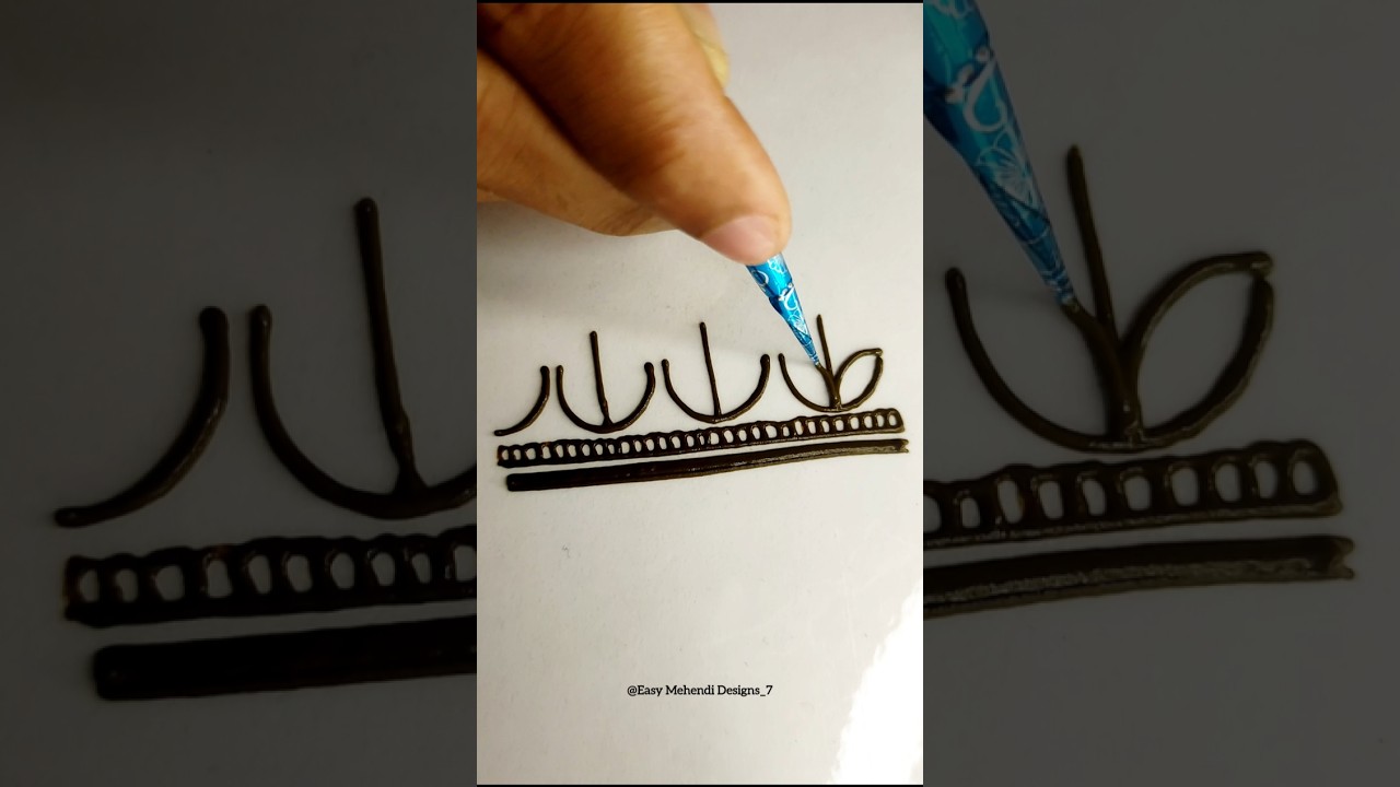 Border Mehendi Tricks! ❤️ 
