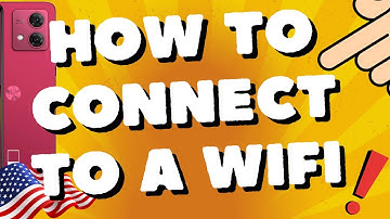 how to connect to a WiFi network Motorola Moto G54 5G, G84, G73, G53, and Edge 40