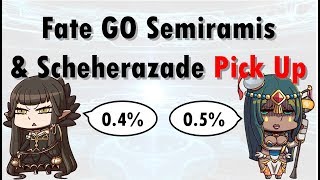 Fgo Double Rate Up Testvalentines Semiramis & Scheherazade Pick Up