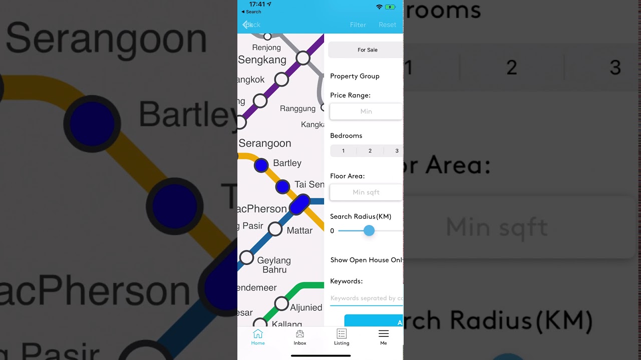PA App - Integrating Real MRT MAP