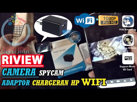 Kamera Tersembunyi Adaptor Charger dengan Fitur WiFi Kontrol Jarak Jauh melalui HP