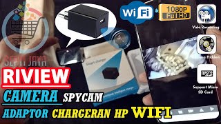 Hidden Camera Charger Adapter with WiFi Feature Remote Control via Mobile Phone screenshot 1