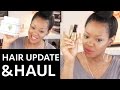 Fine/Thin Natural Hair Update &amp; Beauty Haul! Highlighter, Polish and Foundation! | BorderHammer