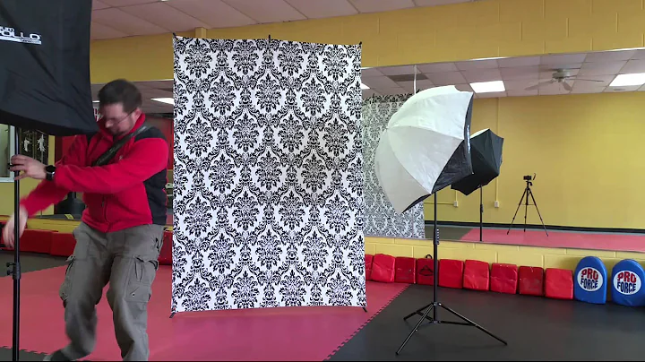 Portrait Studio Setup on location with Robert Hamm