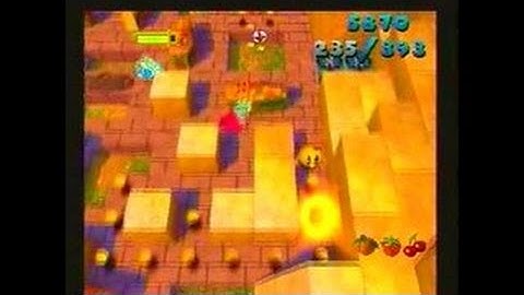Ms. Pac-Man Maze Madness PlayStation Gameplay_2000_06_19_2