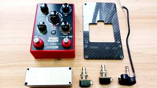 DIY External Footswitch and Interface Board for Line 6 POD Express 自制外接腳踏開關與效果器連接板