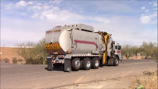 Garbage Trucks Entering and Leaving North Gateway Transfer Station