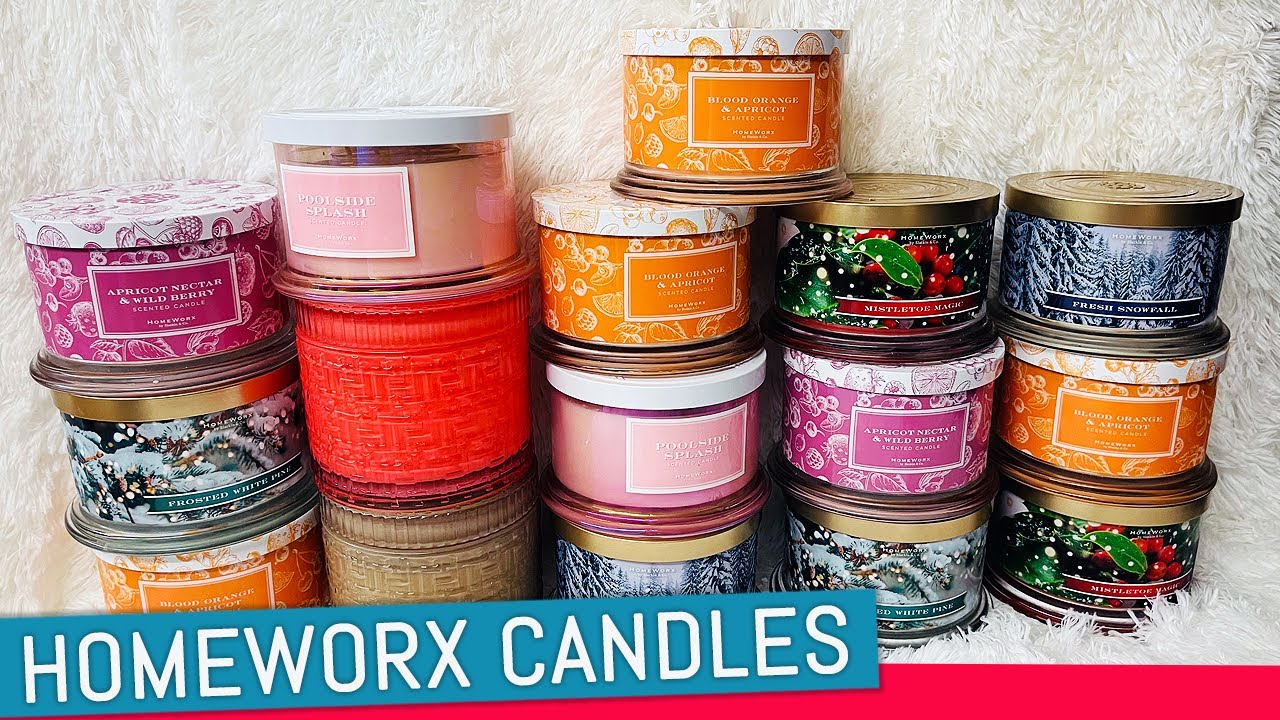 HOMEWORX CANDLES UNBOXING PART 2 YouTube