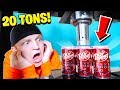 20 TON HYDRAULIC PRESS vs EXPLODING SATISFYING THINGS!