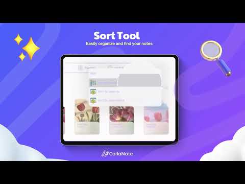 Sorting Your Notes in CollaNote 3.0