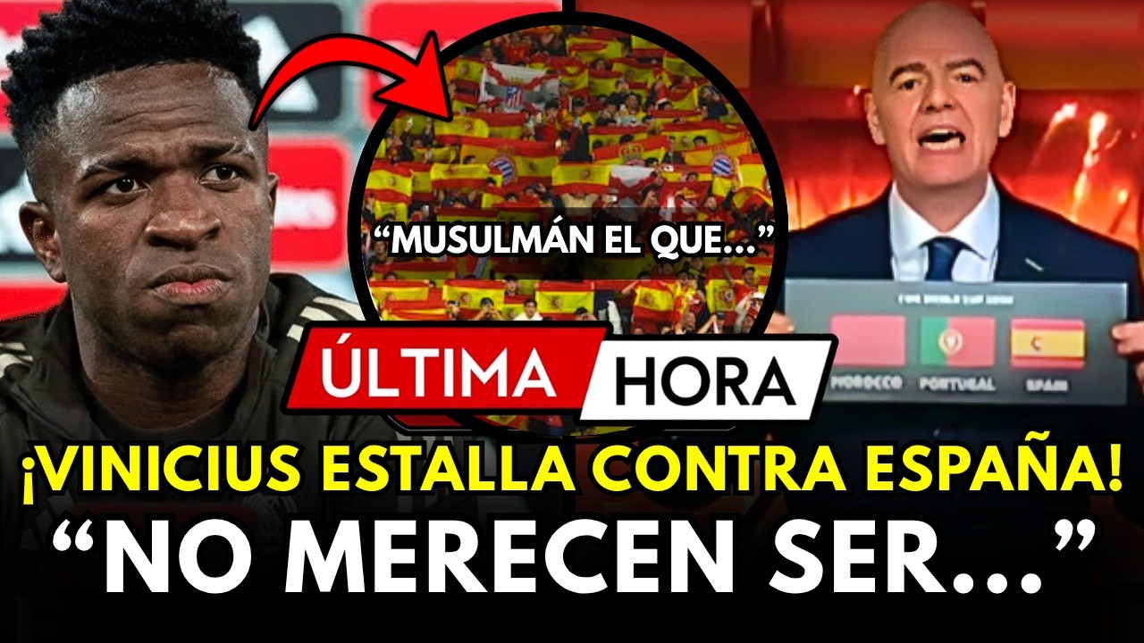 🚨VINICIUS AMENZA A FIFA CON NO JUGAR EL MUNDIAL 2030 SI ESPAÑA ES SEDE MUNDIALISTA
