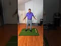 Make a L to L shape for lead leg golf swing
