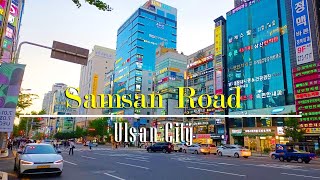 Walking Tour On The Streets Of Samsanulsan City, South Korea July 01,2022