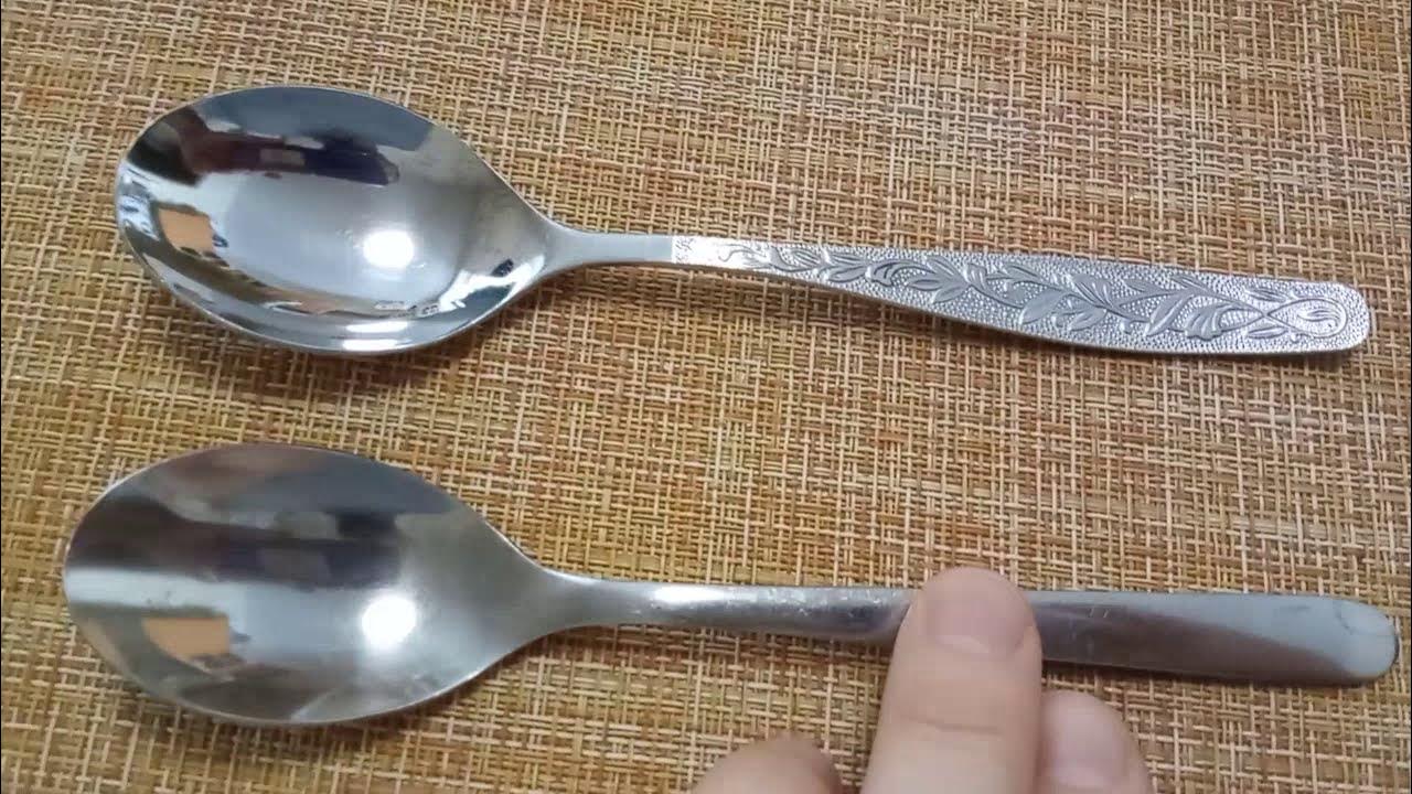 Ложки Нытва размер - YouTube