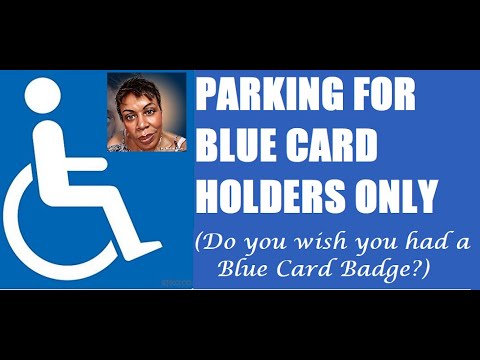 WISH YOU WERE A BLUE BADGE HOLDER, SO YOU DON'T PAY FOR PARKING AND CAN PARK ANYWHERE?