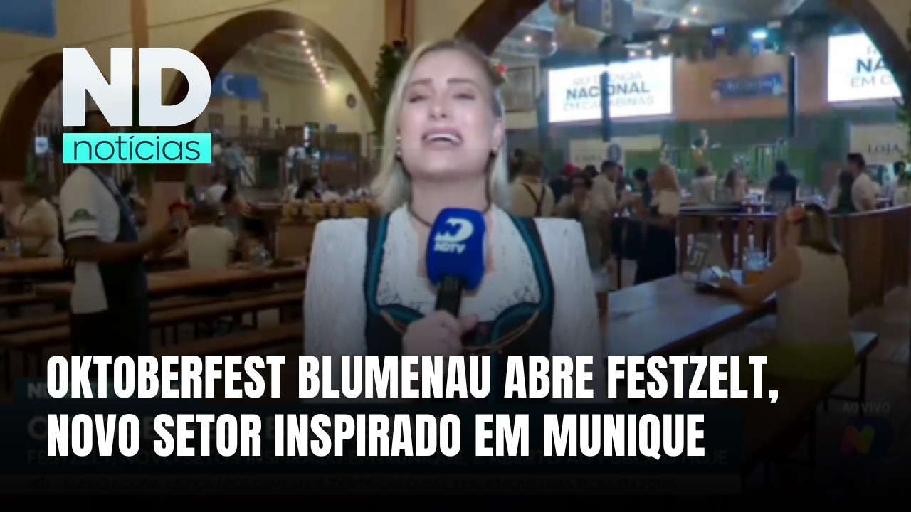 Oktoberfest Blumenau ganha novo setor e terá transmissão do Balanço Geral