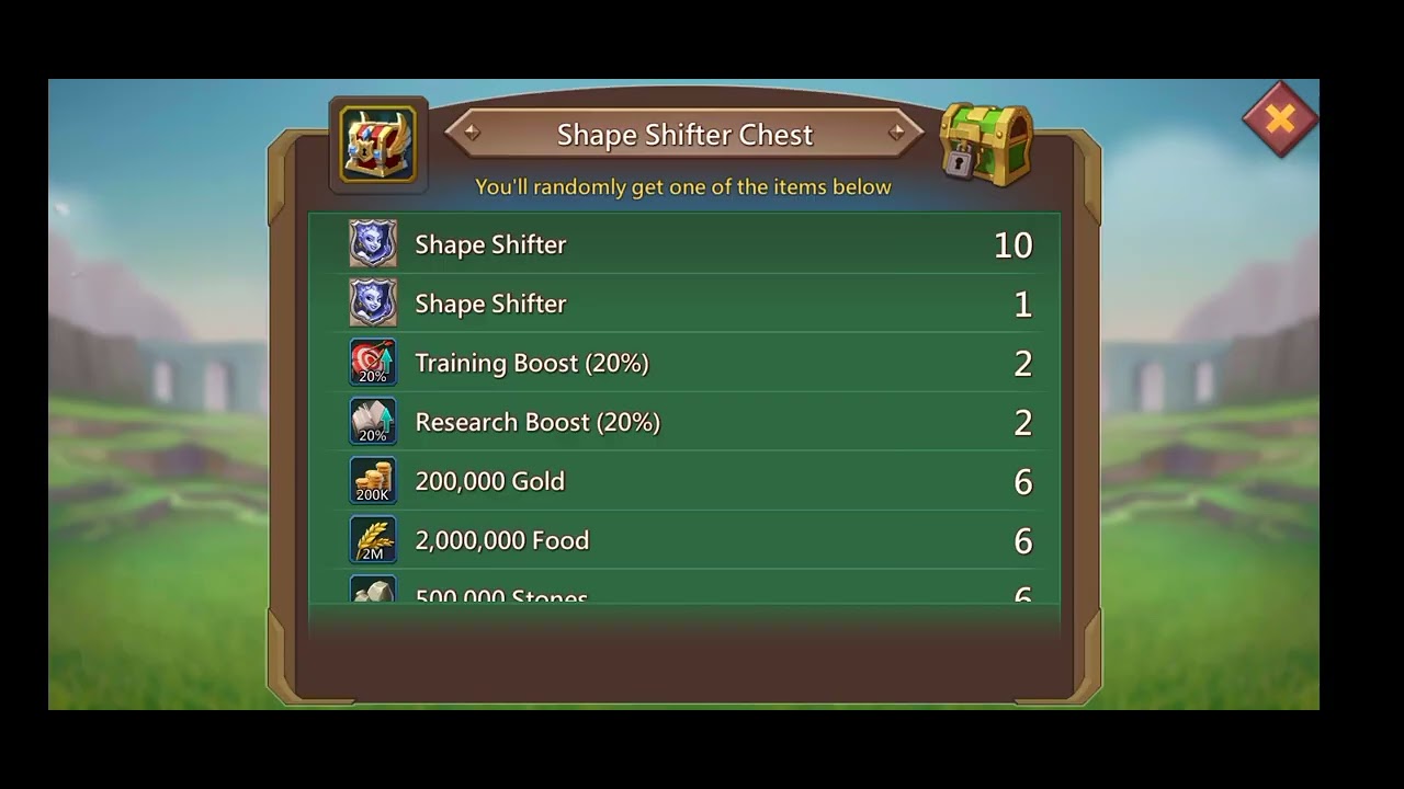 Lords mobile | Shape shifter