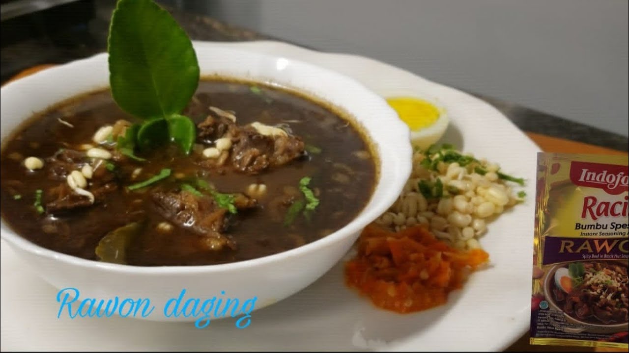 CARA MEMBUAT RAWON DAGING BUMBU RACIK  SIMPLE DAN MUDAH || MENU HARIAN