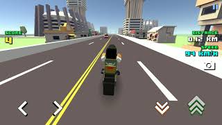Blocky Moto Racing |  Bike Racing New game 3D:  Blocky Motor Gameplay video (Android-IOS) Part 1 screenshot 5
