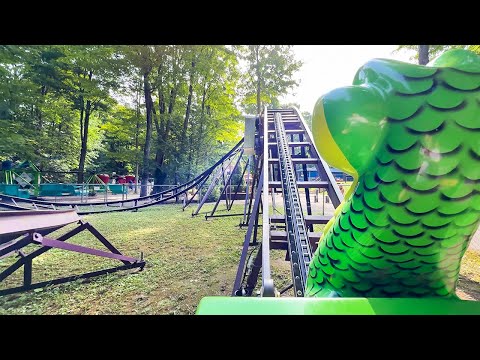 PYTHON PIT POV - Story Book Park - E&F Miler Roller Coaster