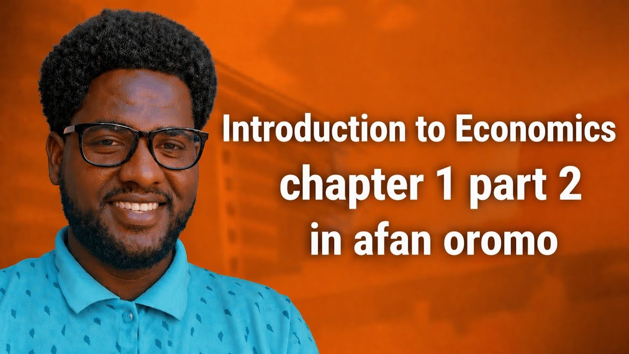 Introduction to economics university freshman course chapter one part 2 ...
