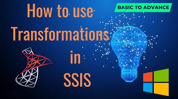 How to use transformation in SSIS package from scratch