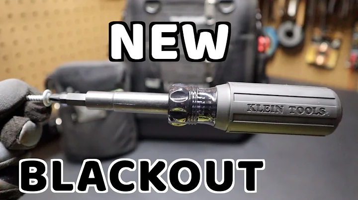 NEW Klein Tools 11-in-1 Blackout Multi Nutdriver Screwdriver