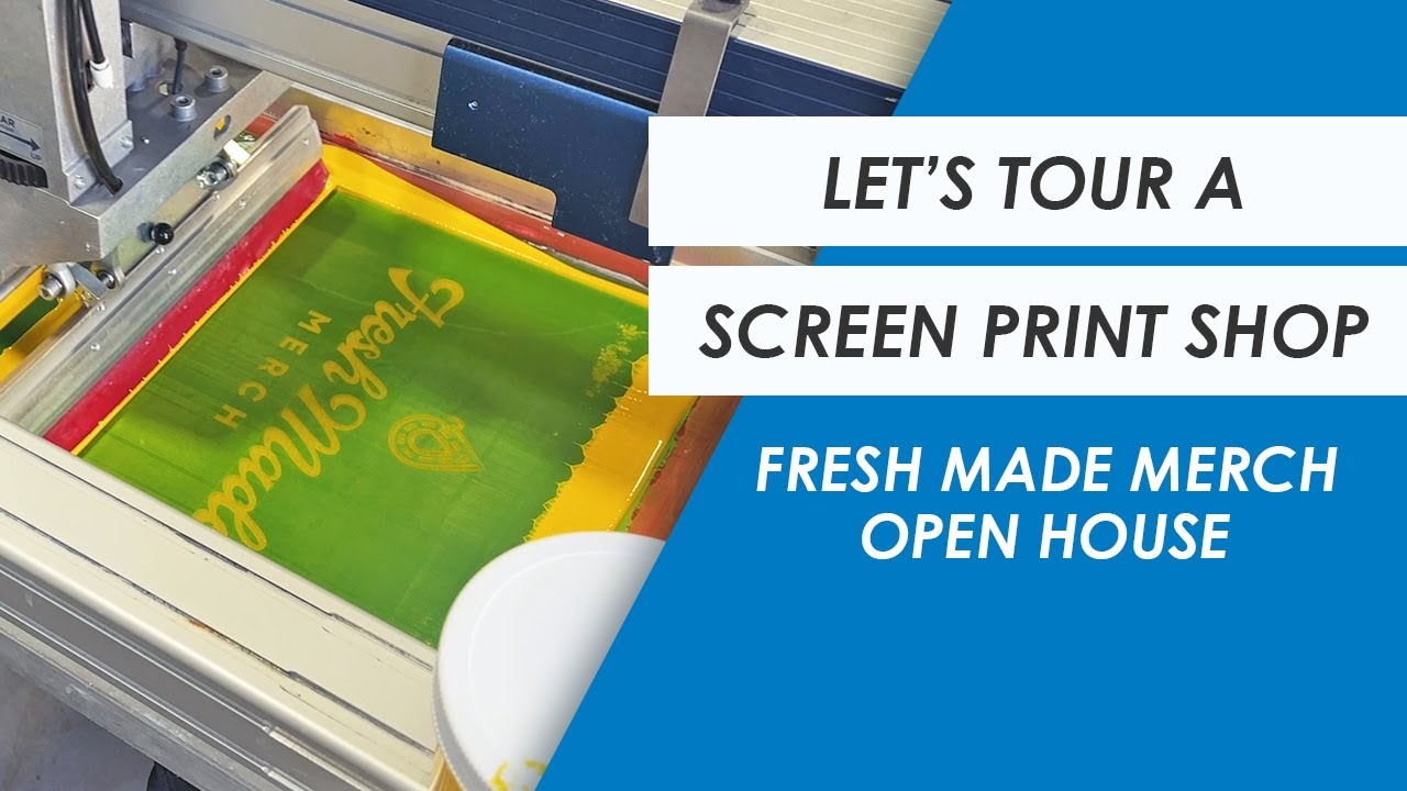Screen Print Shop Open House at Fresh Made Merch | Chromaline