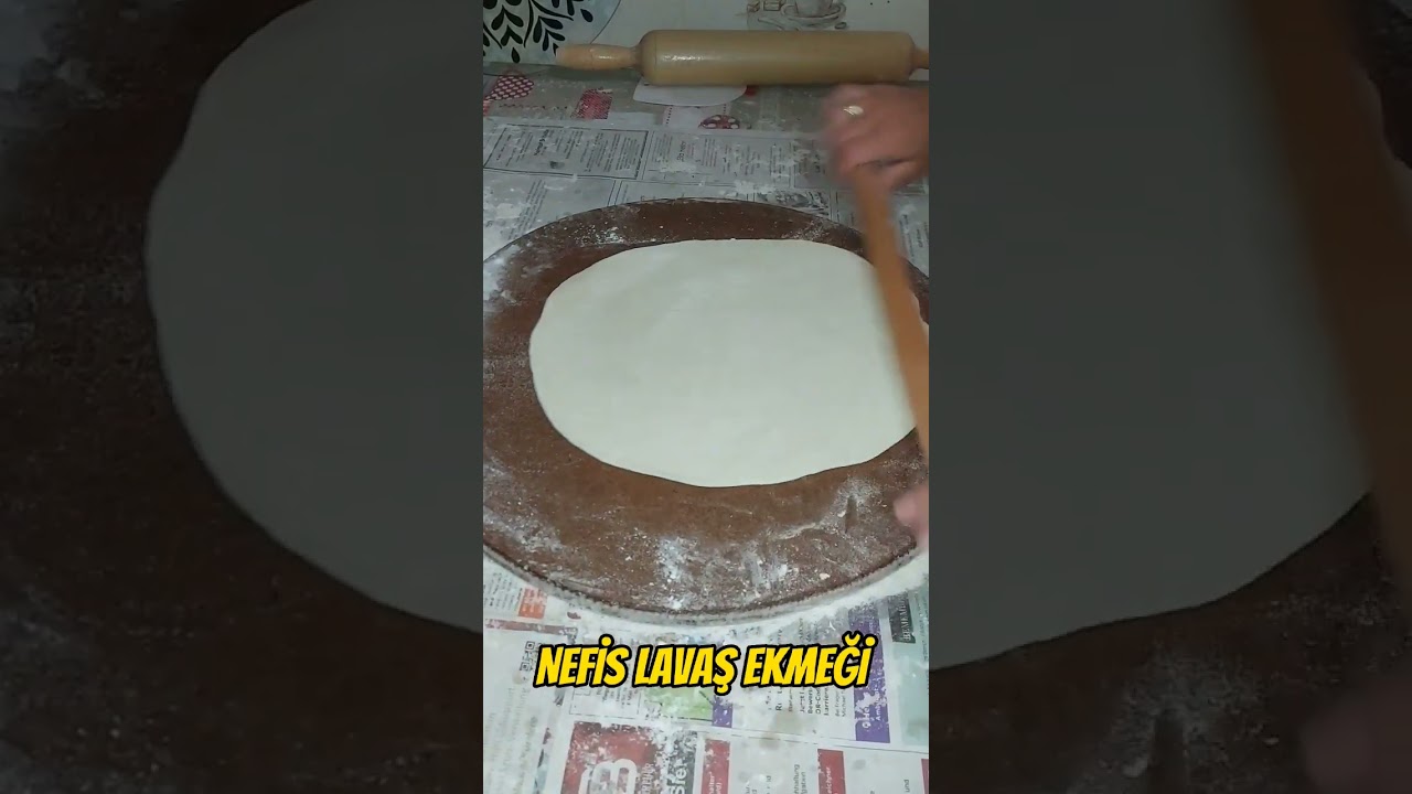 Evde Lavaş Yapımı | Lavaş Nasıl Yapılır #lavaş #shorts  #lavaştarifi #evdelavaşnasılyapılır
