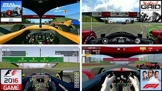 Real Racing 3 vs Grid Autosport vs F1 2016 vs F1 Mobile Racing @ Silverstone