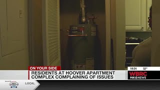 Residents at Hoover apartment complex complaining of issues