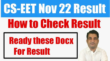 CSEET November 2022 Result ! How to Check CSEET Result for Nov 2022 Exams #cseet