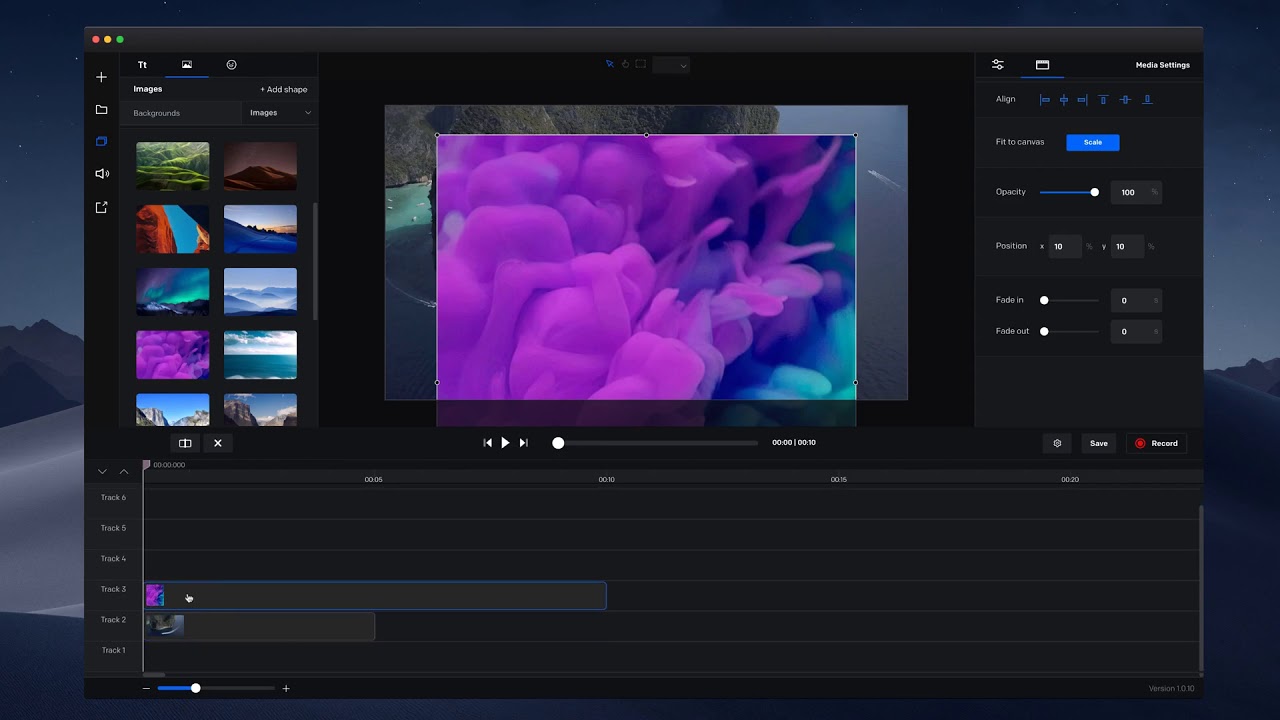 Create by Vidello - The Timeline