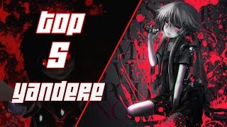 Las 5 MEJORES o PEORES yandere del anime