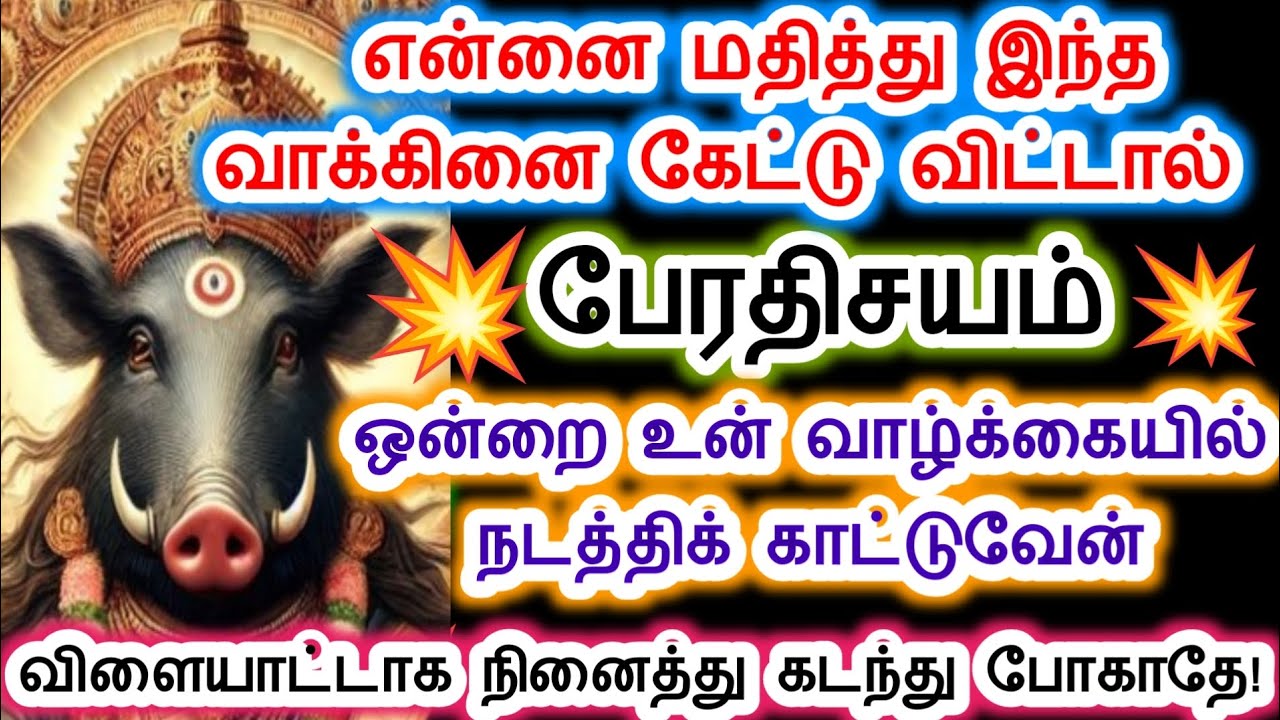 நம்பிக்கையோடு கேள் .பேரதிசயம் ஒன்று நடக்கும்.amman/varahi Amman/positive Vibes/வாராஹி அம்மன் வாக்கு.