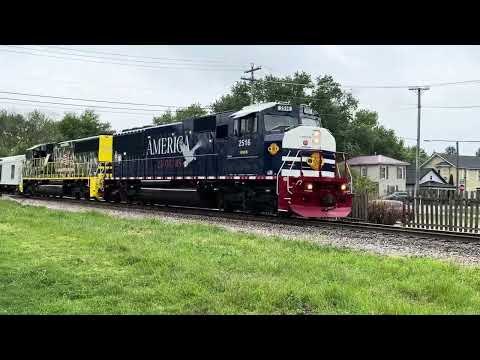 Ohio Central 250 Passenger train through Pataskala 4-25-26