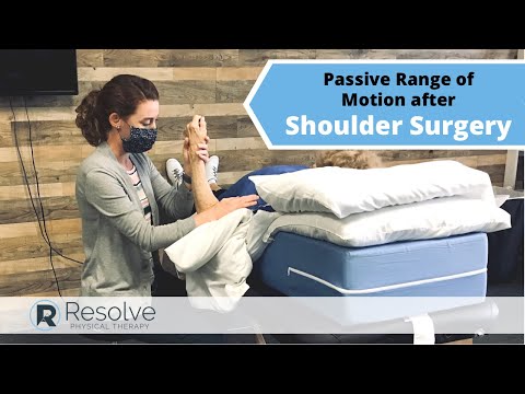 Passive Range of Motion after Shoulder Surgery