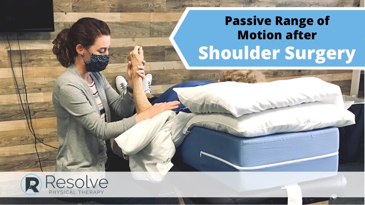Passive Range of Motion after Shoulder Surgery