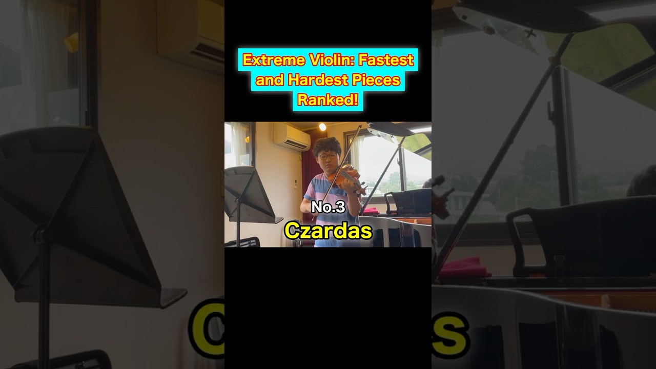 Extreme Violin: Fastest and Hardest Pieces Ranked!