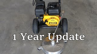Dewalt 3300psi 2 4gpm Gas Pressure Washer 1 year update