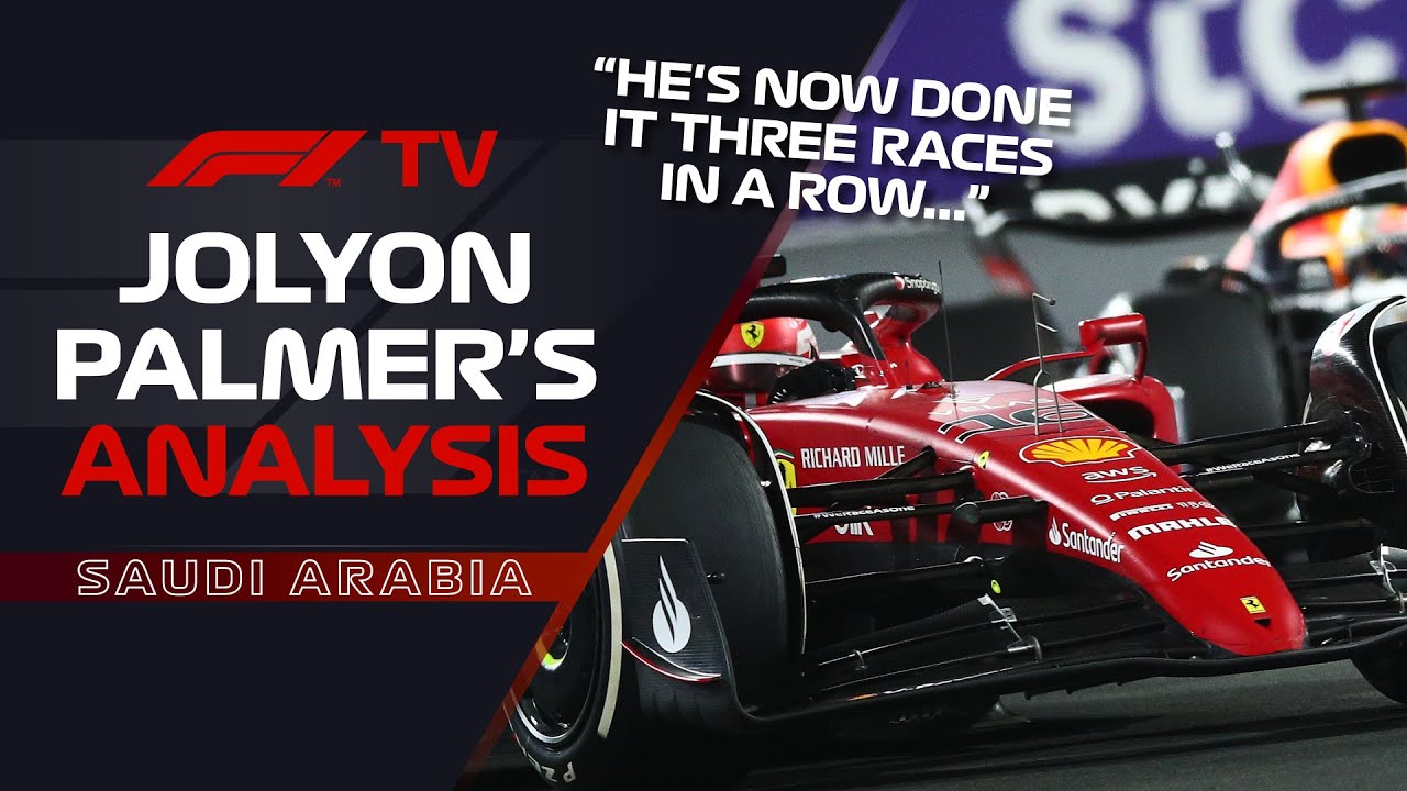 Max Verstappens Safety Car Restarts Jolyon Palmer F1 TV Analysis 2022 Saudi Arabian Grand Prix